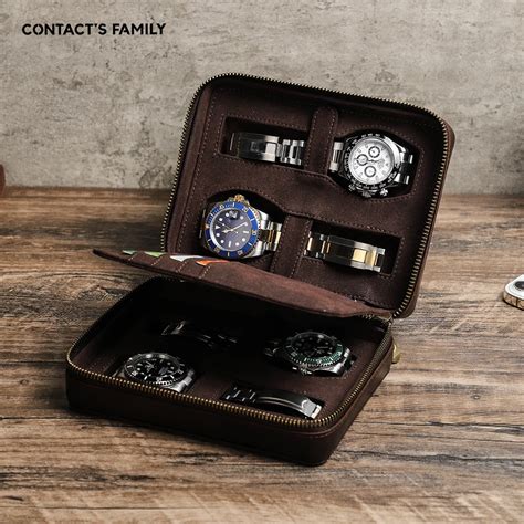 4 slot watch display box